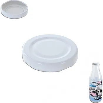 Víčko na zavařovací sklenici Víčko ¤48mm Twist 10ks kov mléko, mix barev KUTIL Sklad7 2651339.00 (KUTIL Sklad7)