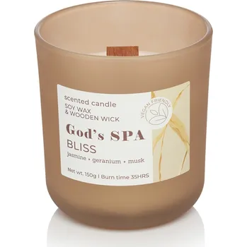Bartek Candles Vonná svíčka GOD'S SPA BLISS - sklo 150g