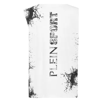 Plein Sport Tank top 28361 Bílá Regular Fit XXL