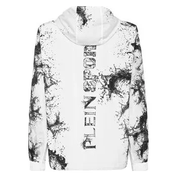 Pánská větrovka Plein Sport Větrovka 28349 Bílá Regular Fit XXL