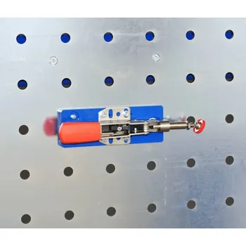 Dílenský lis Barth malý svislý upínač pro upnutí do rastru lisu