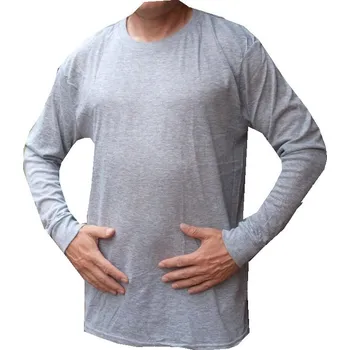 Pánské tričko xcena Trička s dlouhýn rukávem šedé Velikost: M