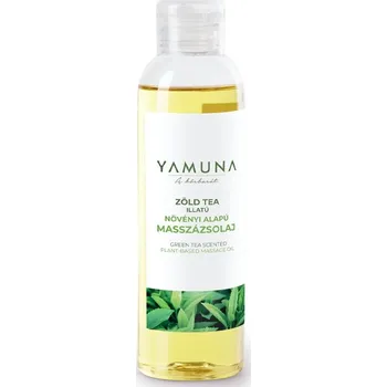 Masážní přípravek Yamuna rostlinný masážní olej - Zelený čaj 250 ml