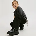 Reserved - Kalhoty cargo s řetězem - černý - 079FG-99X - 079FG-99X-140