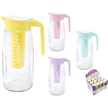 Džbán sklo 1,45L s filtrem MIRADAN, mix varev KUTIL Sklad7 424858.00 (KUTIL Sklad7)