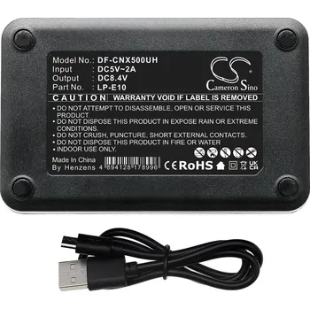 Nabíječka Cameron Sino DF-CNX500UH pro Canon DS126491 - neoriginální