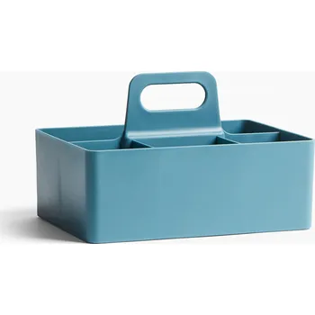 Úložný box Organizér tyrkysový pět přihrádek s rukojetí