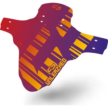 Blatník na kolo Unleazhed blatník do vidlice unsplash m01-flip flop - červeno-modrá/červeno-zlatá