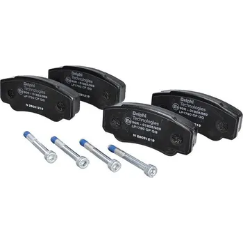 Brzdová destička Sada brzdových destiček, kotoučová brzda DELPHI LP1790