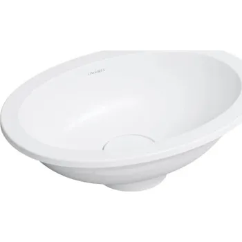 Omnires Shell M+ podstavné umyvadlo, 38 × 25 cm, bílá mat SHELL380UPBM