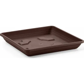 Podmiska Miska pod květináč QUADRATO 16x16cm hnědá KUTIL Sklad7 1030017.00 (KUTIL Sklad7)