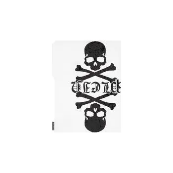 Pánská móda PHILIPP PLEIN T-Shirt 27789 Bílá Regular Fit 6