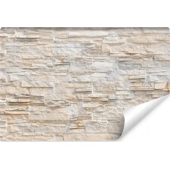 Fototapeta Fototapeta do obýváku ložnice Světlý kámen BŘIDLICE Zeď 135x90