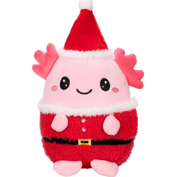 Kawaii Xmas zvířátko plyšové ve vánočním oblečku Axelot