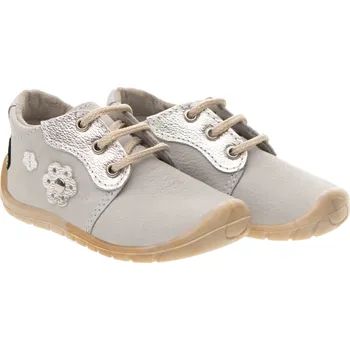 Dívčí polobotky Botičky Fare Bare 5012261 šedá kytičky Velikost: 20