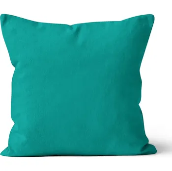 Polštář Mikroplyšový povlak na polštář 40x40 cm Smaragdový