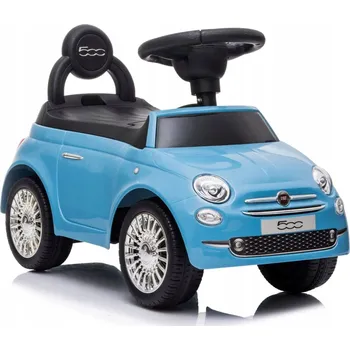 Dětské vozidlo Odrážedlo pro děti chodítko odrážedlo Schránka Opěradlo Zvuk Fiat 500 na rok