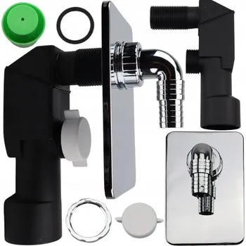 Sifon Merflow Podomítkový sifon pro pračku / myčku / sušičku, chrom - WJ508B