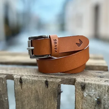 Opasek VAGUS Dámský pásek Kožak - Koňak Velikost: M