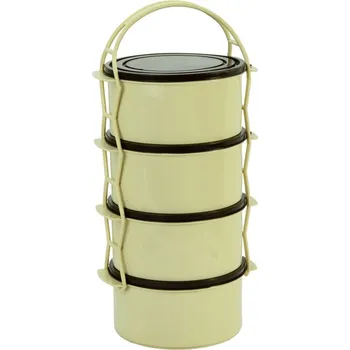 Jídlonosič Jídlonosič plast 4x1L KOZÁČEK bílá/hnědá KUTIL Sklad7 628303.00 (KUTIL Sklad7)