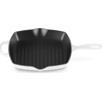 Pánev Grilovací pánev SIGNATURE 26 cm, WHITE, litina, Le Creuset