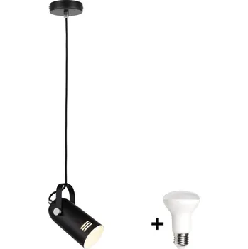 Paulmann 79766 - LED 1xE27/8W Lustr na lanku LAVEA 230V černá