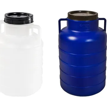 Barel Barel 60L plastový kulatý, atest STERK modrá/bílá VAR2 KUTIL Sklad7 690157.00 (KUTIL Sklad7)