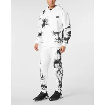 Pánská mikina Plein Sport Mikina 28321 Bílá Regular Fit 3XL