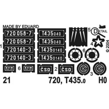 Modelová železnice doplňky T435.040, 0140, 720 058-7, 140-3 Detail 21