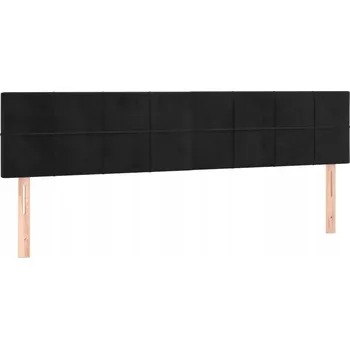 VidaXL Čela postele, 2 ks, černá,