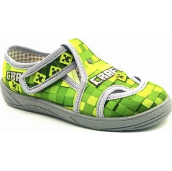 Chlapecká obuv NA/018PM PEON Minecraft, světle zelené Velikost: 30