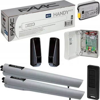 Pohon brány Pohon pro dvoukřídlé brány Faac wjazdowej siłownik fotokomórka zdalny