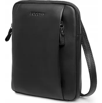 Kabelka Pánská Kožená Taška Malá Kabelka Přes Rameno PUCCINI Černá LGD5223 1