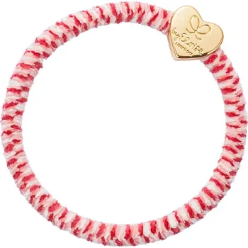 By Eloise London Velvet Gold Heart barva Raspberry Ripple