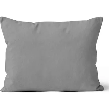 Polštář Mikroplyšový povlak na polštář 50x70 cm Šedý