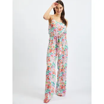 Dámský overall Orsay Růžovo-krémový dámský květovaný overal - Dámské Orsay šedá | tyrkysová | růžová 2291100