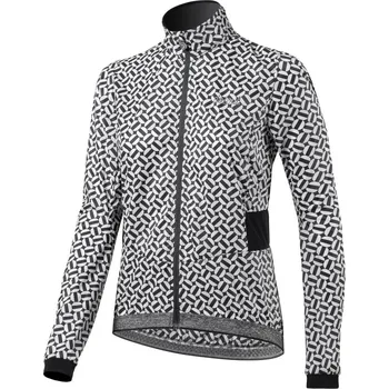 Cyklistická bunda Dotout dámská cyklistická bunda tempo jacket - white/black Velikost: M