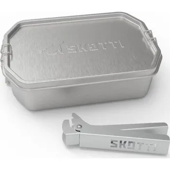 Zahradní gril Box na jídlo SKOTTI Box 1L Barva: stříbrná