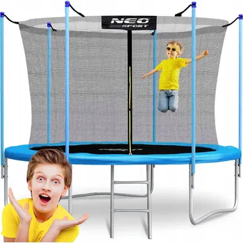 Trampolína Trampolína se sítí Neo-sport 312 cm FT 10 (304-312 cm)