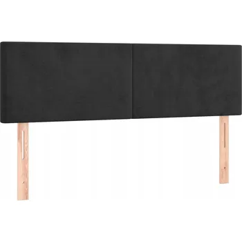 Postel VidaXL Čela postele, 2 ks, černá,