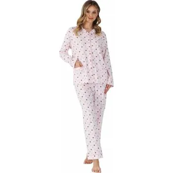 Dámské noční prádlo Dámské pyžamo Ewi 1524 LEVEZA růžová světlá XXL