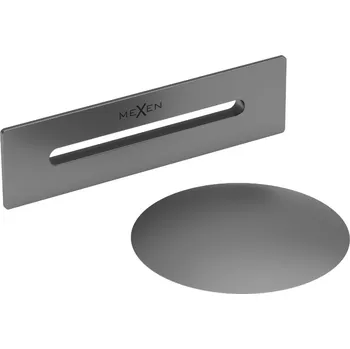 Vana Přepadová zátka k vaně Mexen Uni, volně stojící, stříbrná - 5100-95