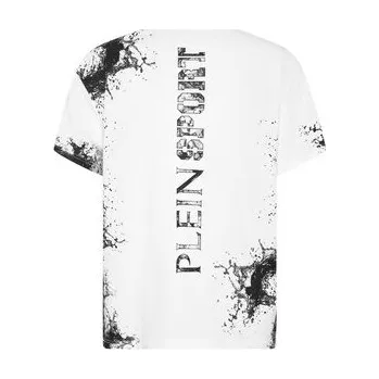 Plein Sport T-Shirt 28359 Bílá Regular Fit L