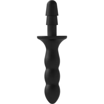 Připínací penis Doc Johnson Vac-U-Lock Black Handle, rukojeť pro Vac-U-Lock dilda