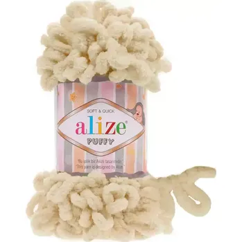 Příze Alize Puffy 878 Světle béžová (Příze Puffy 878 Světle béžová)