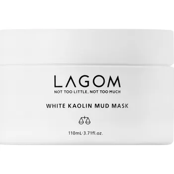 Pleťová maska Lagom – White Kaolin Mud Mask – Exfoliační jílová maska s bílým kaolinem – 110 ml