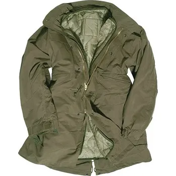 MIL-TEC Bunda US M65 FISHTAIL s vložkou ZELENÁ M ZELENÁ - OLIV