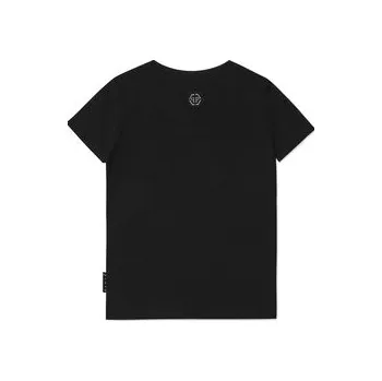 Pánské tričko PHILIPP PLEIN T-Shirt 27819 Černá Regular Fit 8