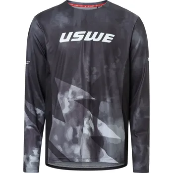 cyklistický dres USWE luftig mtb dres - black Velikost: XL