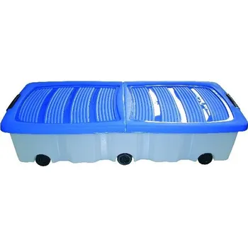 Úložný box Box úložný 80x40x17cm 55L s kolečky, dělené víko, mix barev KUTIL Sklad7 1120500.00 (KUTIL Sklad7)